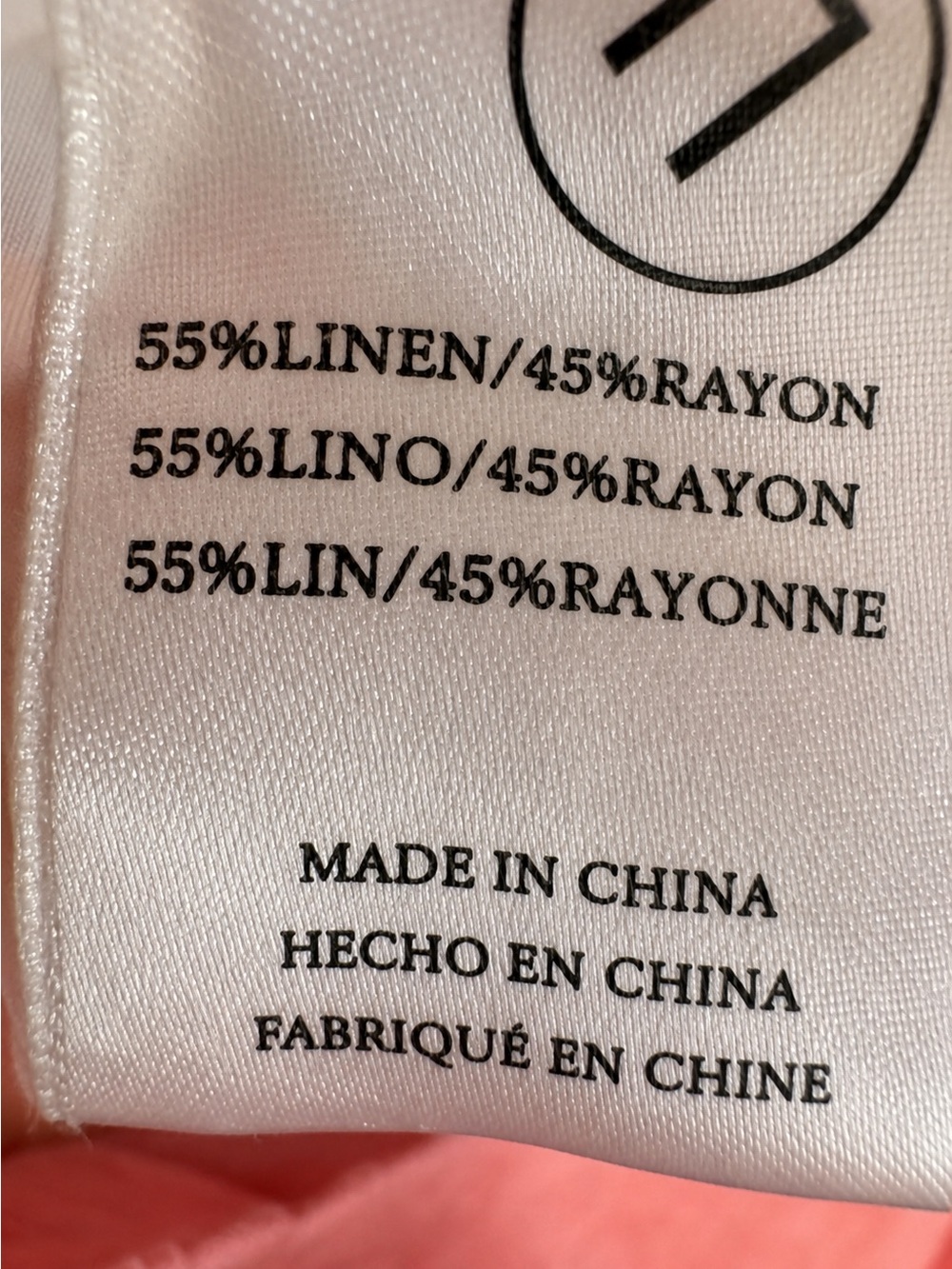 NWT Rails Mykonos Agate Linen Rayon Shirt Coral Pink Men’s Large MSRP $148 - Picture 7 of 11